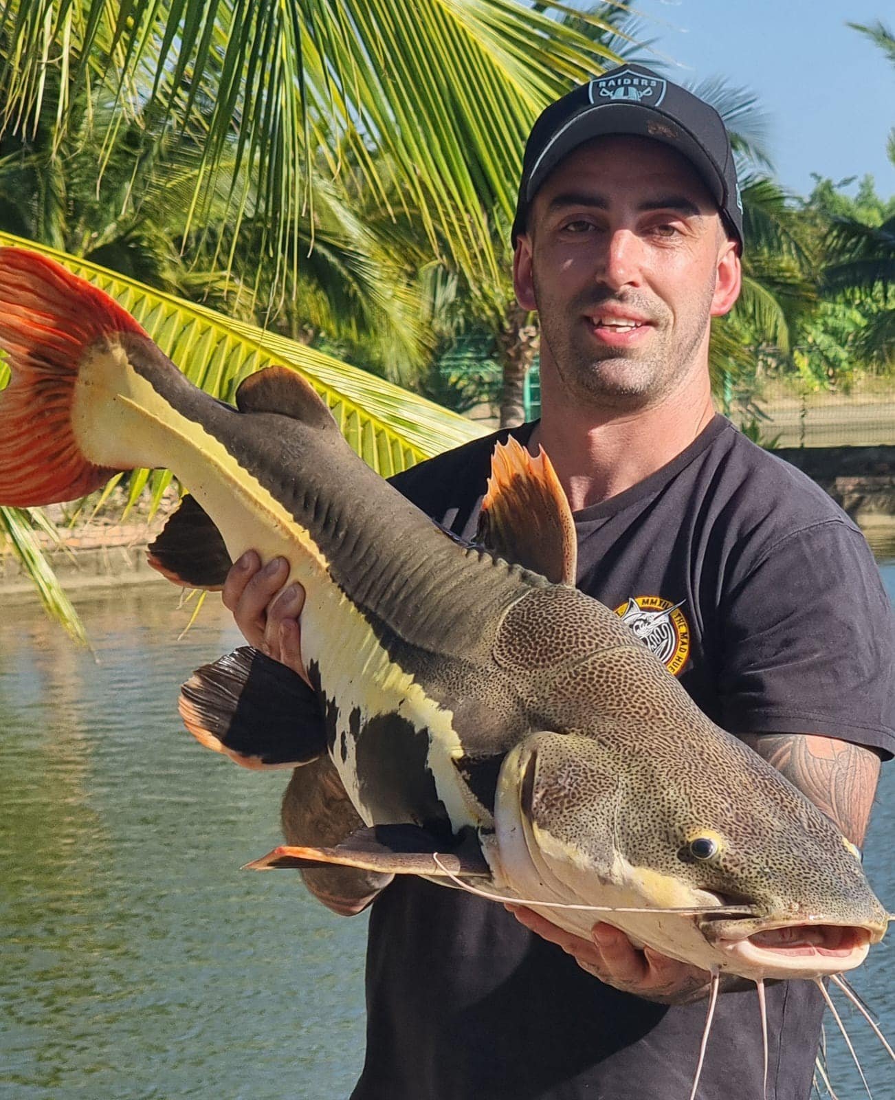 amazon redtail catfish bull arena fishing park ho chi minh city vietnam